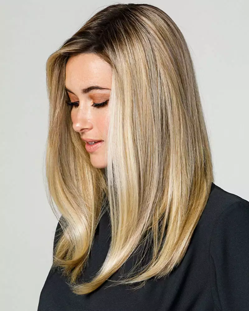 EasiPart Medium HD 18 Inch | Monofilament Synthetic Hair Toppers By Jon Renau Wiglets 3 EasiPart Medium HD 18 Inch | Monofilament Synthetic Hair Toppers By Jon Renau Wiglets