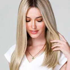 Wiglets EasiPart T HD 18 Inch (Exclusive) | Monofilament Synthetic Hair Toppers By Jon Renau