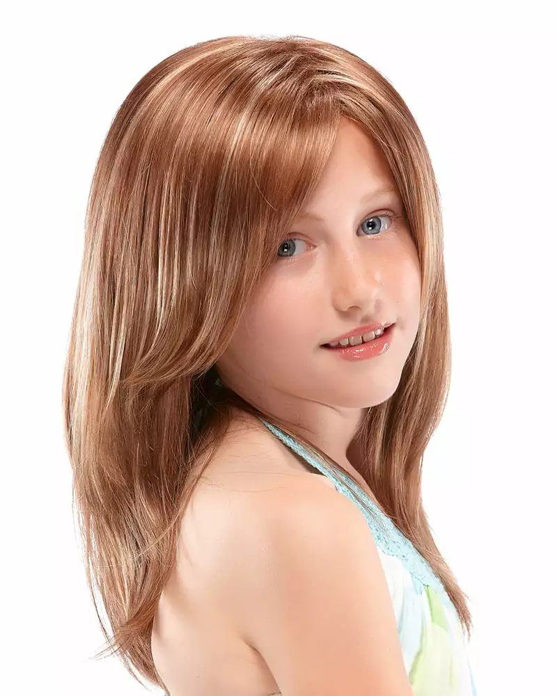 Wigs For Kids Ashley | Kids Monofilament Synthetic Wig By Jon Renau 3 Wigs For Kids Ashley | Kids Monofilament Synthetic Wig By Jon Renau