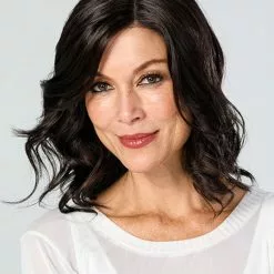 Top Coverage Wavy 12 Inch | Lace Front & Monofilament Synthetic Hair Toppers By Jon Renau 8~12 Inch