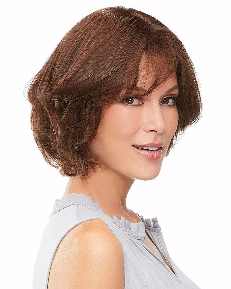 EasiPart French 8 Inch | Monofilament Remy Human Hair Toppers By Jon Renau 8~12 Inch 3 EasiPart French 8 Inch | Monofilament Remy Human Hair Toppers By Jon Renau 8~12 Inch