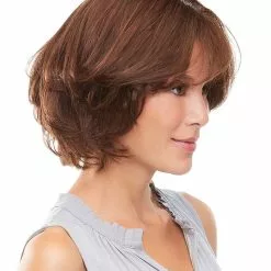 EasiPart French 8 Inch | Monofilament Remy Human Hair Toppers By Jon Renau 8~12 Inch 13 EasiPart French 8 Inch | Monofilament Remy Human Hair Toppers By Jon Renau 8~12 Inch