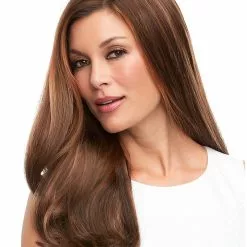 Wiglets Top Full 18 Inch HH | Monofilament Remy Human Hair Toppers By Jon Renau