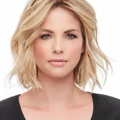 EasiPart French XL 12 Inch (Exclusive) | Monofilament Remy Human Hair Toppers By Jon Renau Wiglets