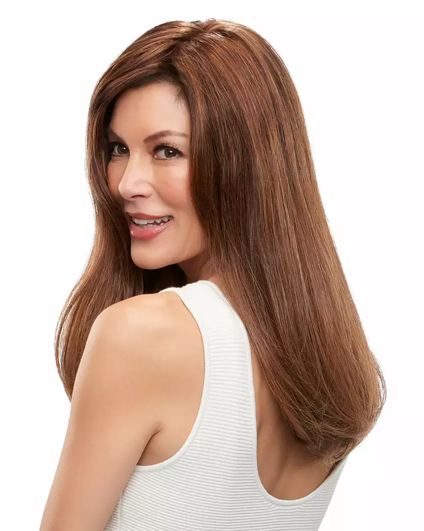 Top Form French 18 Inch | Monofilament Remy Human Hair Toppers By Jon Renau 5 Top Form French 18 Inch | Monofilament Remy Human Hair Toppers By Jon Renau