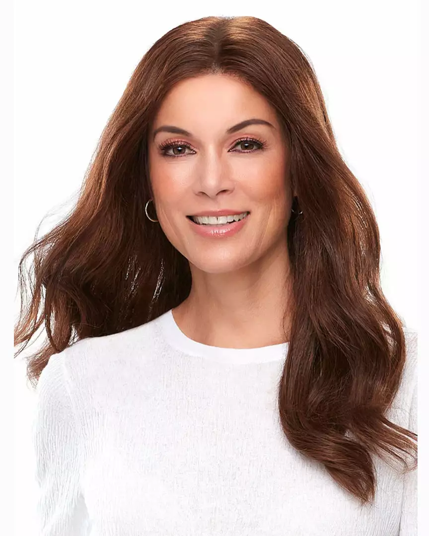 Top Smart HH 18 Inch (Exclusive) | Lace Front & Monofilament Remy Human Hair Toppers By Jon Renau 3 Top Smart HH 18 Inch (Exclusive) | Lace Front & Monofilament Remy Human Hair Toppers By Jon Renau