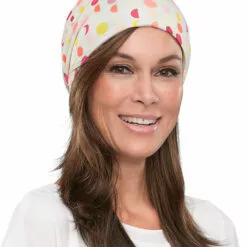 Jon Renau Softie Boho Beanie Print Headwear