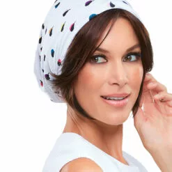 Jon Renau Softie Boho Beanie Print Headwear