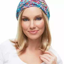 Jon Renau Softie Boho Beanie Print Headwear