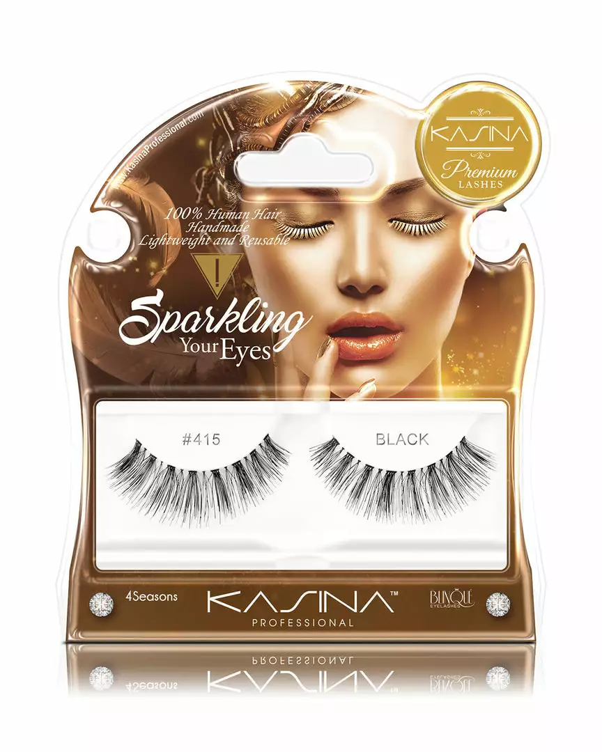 Premium 4 Seasons Eyelashes #415 By Kasina Professional 3 Premium 4 Seasons Eyelashes #415 By Kasina Professional