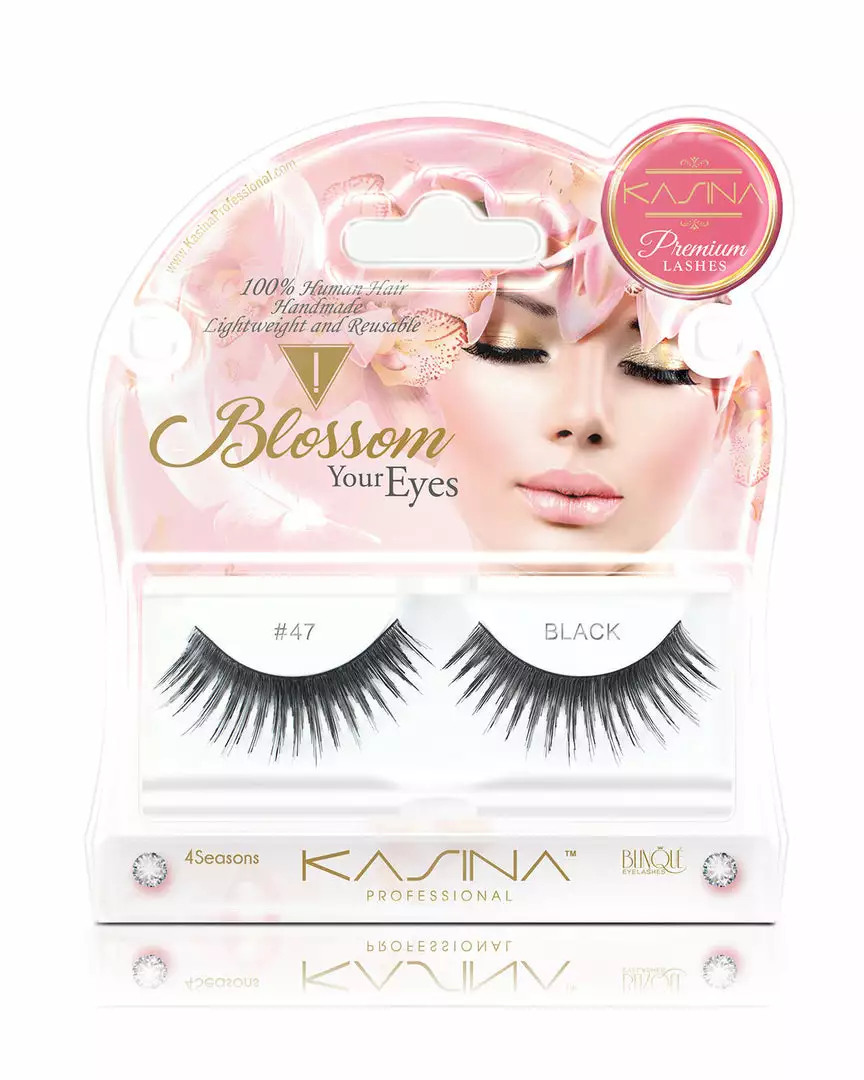 Premium 4 Seasons Eyelashes #47 By Kasina Professional 3 Premium 4 Seasons Eyelashes #47 By Kasina Professional