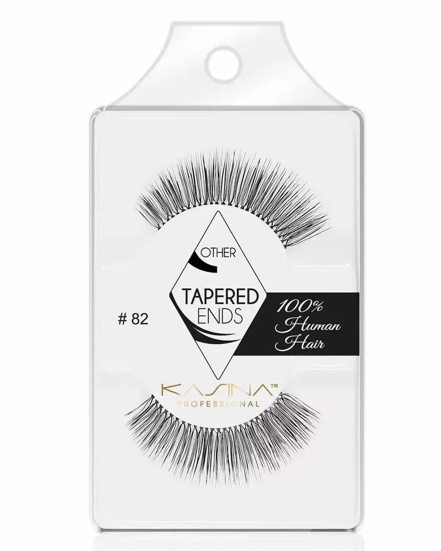 Tapered Ends Eyelashes #82 By Kasina Professional 3 Tapered Ends Eyelashes #82 By Kasina Professional