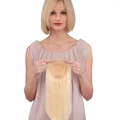 Toppiece 3002 | Monofilament Human Hair Wiglets By Louis Ferre