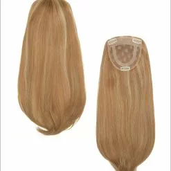 Toppiece 3003 | Monofilament Human Hair Wiglets By Louis Ferre