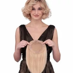 Toppiece 4001 | Monofilament Human Hair Wiglets By Louis Ferre