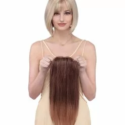 Toppiece 4002 | Monofilament Human Hair Wiglets By Louis Ferre