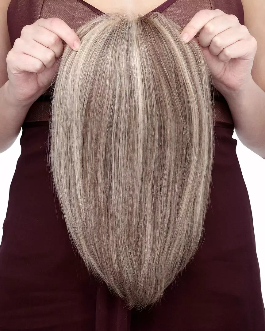 Clearance Items Toppiece 4003 | Monofilament Human Hair Wiglets By Louis Ferre 6 Clearance Items Toppiece 4003 | Monofilament Human Hair Wiglets By Louis Ferre