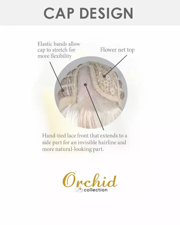 Naya | Lace Front & Monofilament Part Synthetic Wig By Orchid Wigs For Women 8 Naya | Lace Front & Monofilament Part Synthetic Wig By Orchid Wigs For Women