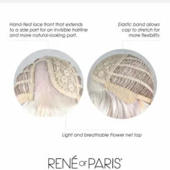 Wigs For Women India (Exclusive) | Lace Front & Monofilament Part Synthetic Wig By Rene Of Paris