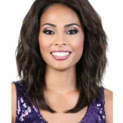 LDP-Eva | Lace Front & Lace Part Synthetic Wig By Motown Tress Wigs For Black Women