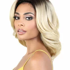 LDP-Carly | Lace Front & Lace Part Synthetic Wig By Motown Tress