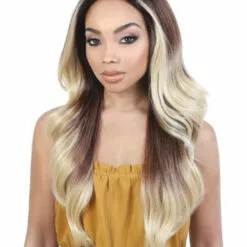 LDP-Spin72 | Lace Front & Lace Part Synthetic Wig By Motown Tress Wigs For Black Women
