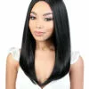 Wigs For Black Women LDP-Fine18 | Lace Front & Lace Part Synthetic Wig By Motown Tress
