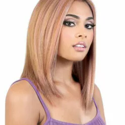 Wigs For Black Women LDP-Felix | Lace Front & Lace Part Synthetic Wig By Motown Tress