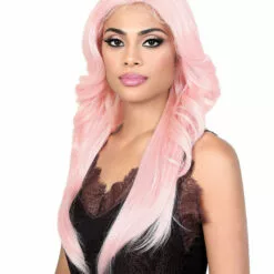 Wigs For Black Women LDP-Curve4 | Lace Front & Lace Part Synthetic Wig By Motown Tress