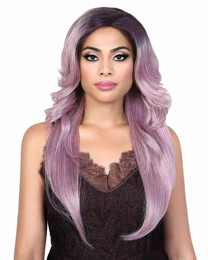 Wigs For Black Women LDP-Curve4 | Lace Front & Lace Part Synthetic Wig By Motown Tress 5 Wigs For Black Women LDP-Curve4 | Lace Front & Lace Part Synthetic Wig By Motown Tress
