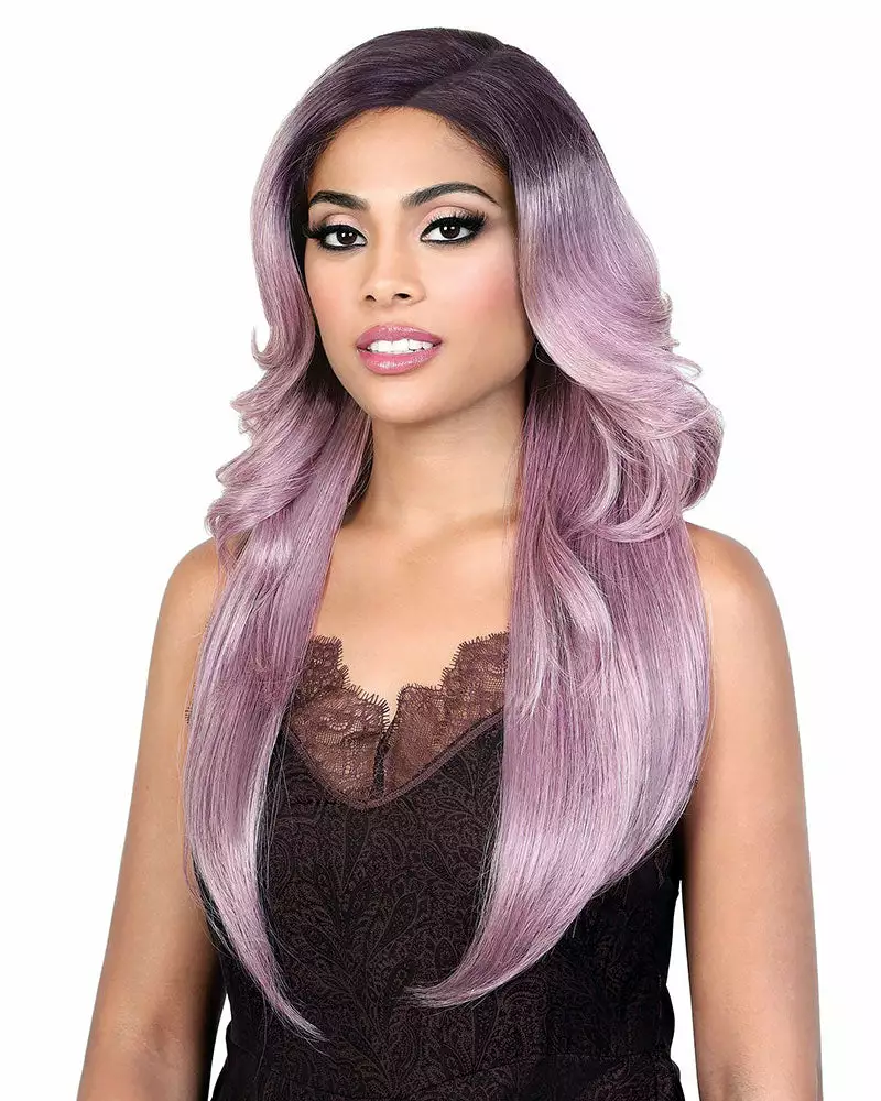 Wigs For Black Women LDP-Curve4 | Lace Front & Lace Part Synthetic Wig By Motown Tress 6 Wigs For Black Women LDP-Curve4 | Lace Front & Lace Part Synthetic Wig By Motown Tress