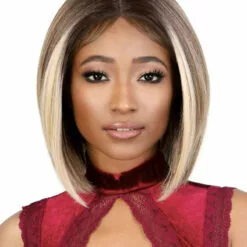 Wigs For Black Women LDP-Delta | Lace Front & Lace Part Synthetic Wig By Motown Tress