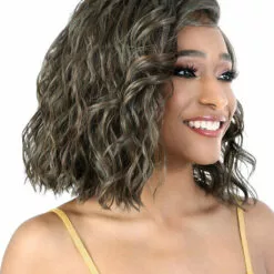 LDP-Atiya | Lace Front & Lace Part Synthetic Wig By Motown Tress