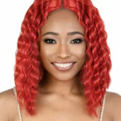 LDP-Crimp6 | Lace Front & Lace Part Synthetic Wig By Motown Tress Wigs For Black Women