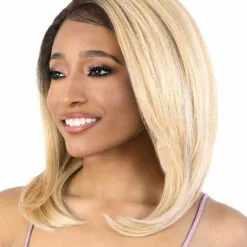 LDP-Spin16 | Lace Front & Lace Part Synthetic Wig By Motown Tress Wigs For Black Women