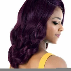 Wigs For Black Women LDP-Estee | Lace Front & Lace Part Synthetic Wig By Motown Tress