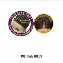 LDP-Cyrus | Lace Front & Lace Part Synthetic Wig By Motown Tress Wigs For Black Women