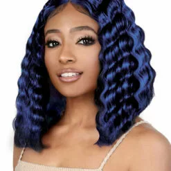 LDP-Crmp14 | Lace Front & Lace Part Synthetic Wig By Motown Tress Wigs For Black Women