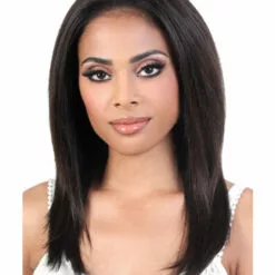 HNBL3 Ina | Lace Front Remy Human Hair Wig By Motown Tress