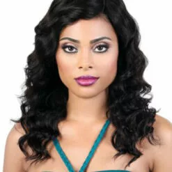 HPLP360-03 | Lace Front Human Hair Wig By Motown Tress Wigs For Black Women