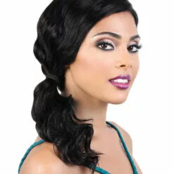 HPLP360-03 | Lace Front Human Hair Wig By Motown Tress Wigs For Black Women
