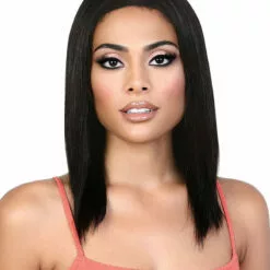 HPL3 ST16 | Lace Front Remy Human Hair Wig By Motown Tress Wigs For Black Women