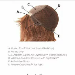 PC108 Petite/Average | Monofilament Human Hair Wig By Louis Ferre Wigs For Cancer Patients