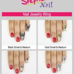 Stephen Nail Jewelry Wing (Small-Black)