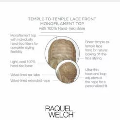 Simmer Elite | Lace Front & Monofilament Synthetic Wig By Raquel Welch Wigs For Women