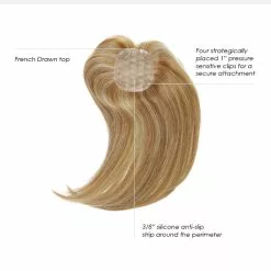Wiglets Indulgence (Top-of-Head) | Monofilament Human Hair Wiglet By Raquel Welch 34 Wiglets Indulgence (Top-of-Head) | Monofilament Human Hair Wiglet By Raquel Welch