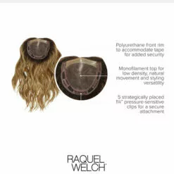 Alpha Wave 16 Inch | Monofilament Synthetic Wiglet By Raquel Welch 15 Alpha Wave 16 Inch | Monofilament Synthetic Wiglet By Raquel Welch