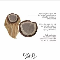 Gilded 12 Inch | Monofilament Human Hair Wiglet By Raquel Welch Wiglets