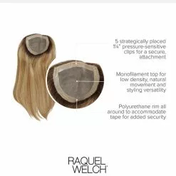 Gilded 18 Inch | Monofilament Human Hair Wiglet By Raquel Welch 18~26 Inch 13 Gilded 18 Inch | Monofilament Human Hair Wiglet By Raquel Welch 18~26 Inch
