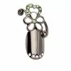 Stephen Nail Jewelry Flower (Medium-Black)